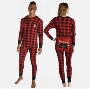 Unisex buffalo check onesie
